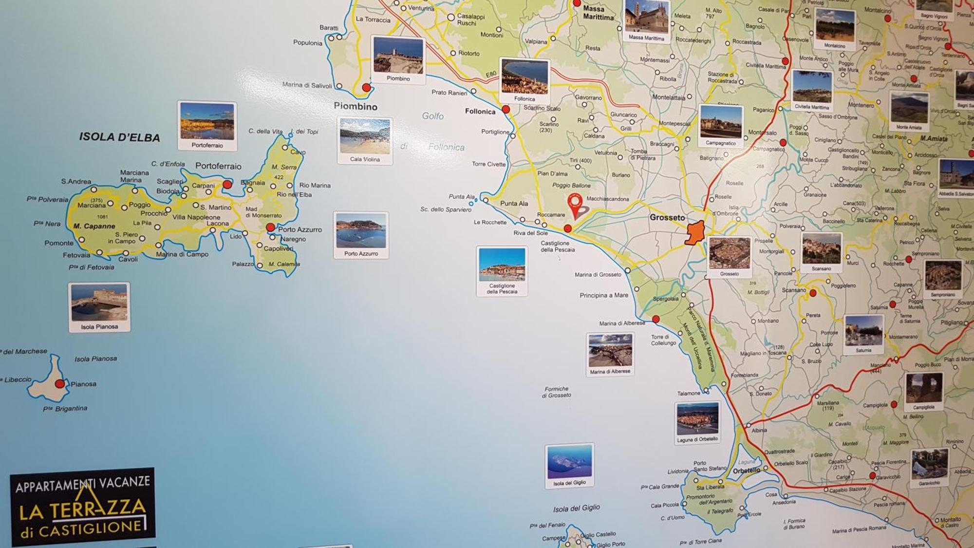 "La Terrazza Di Castiglione" Appartamenti Vacanza Castiglione della Pescaia Ngoại thất bức ảnh